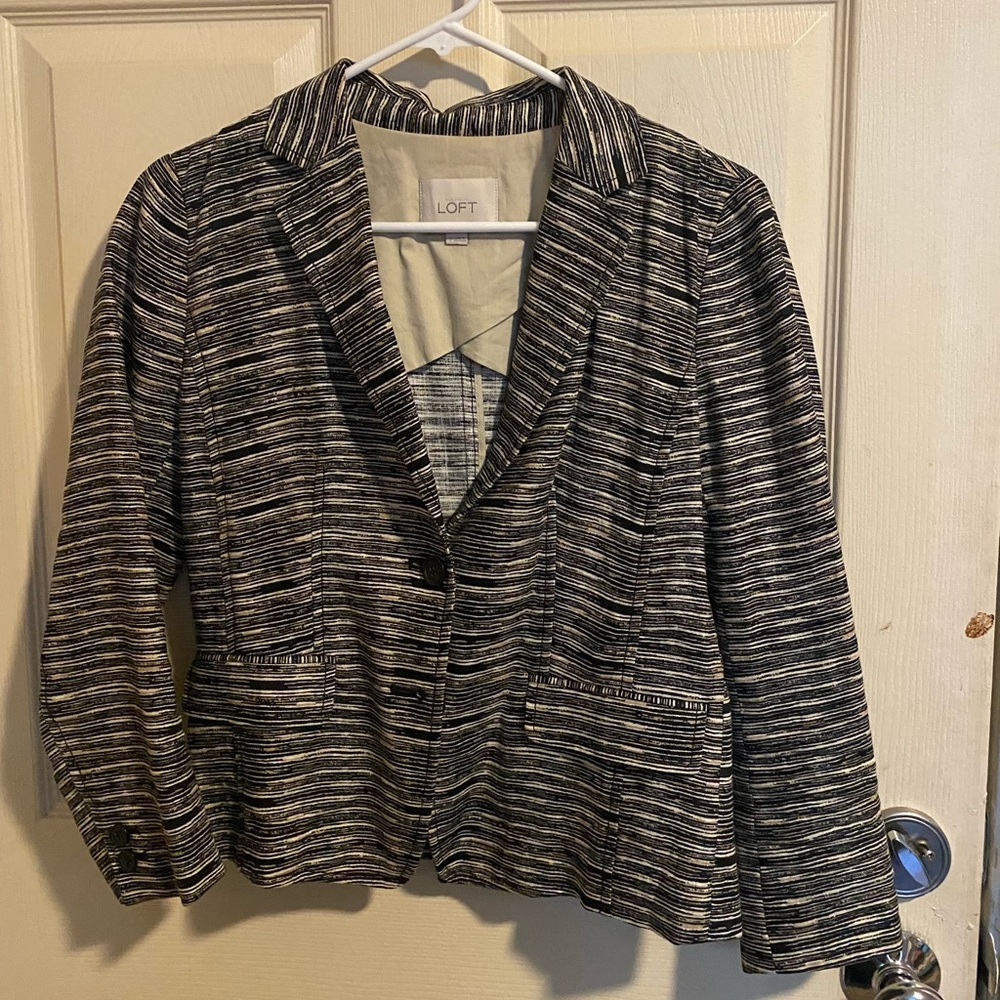 Loft Patterned Blazer - image 2
